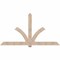 Ekena Millwork Redmond Smooth Timber Gable Bracket, Douglas Fir, 96"W x 52"H x 3 1/2"D x 5 1/2"F, 13/12 Pitch GBW096X52X0406RED00SDF - alternate 1